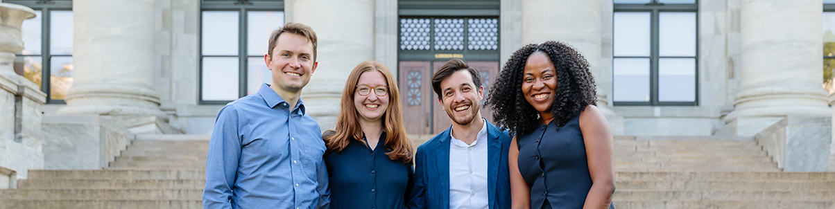 2024-25 Fellows in front of Gordon Hall